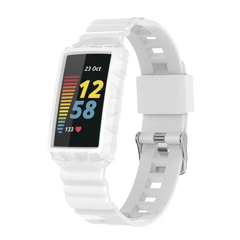 Fitbit Charge 5 6 Silicone Strap - Comfortable, Flexible