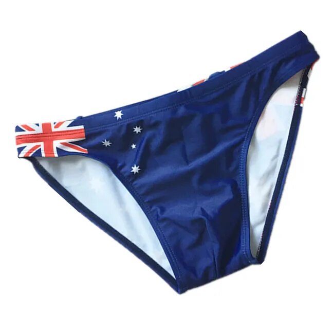Aussie Flag Low Cut Swim Brief