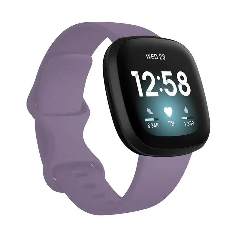 Fitbit Versa & Sense Silicone Band - Durable Stylish Straps