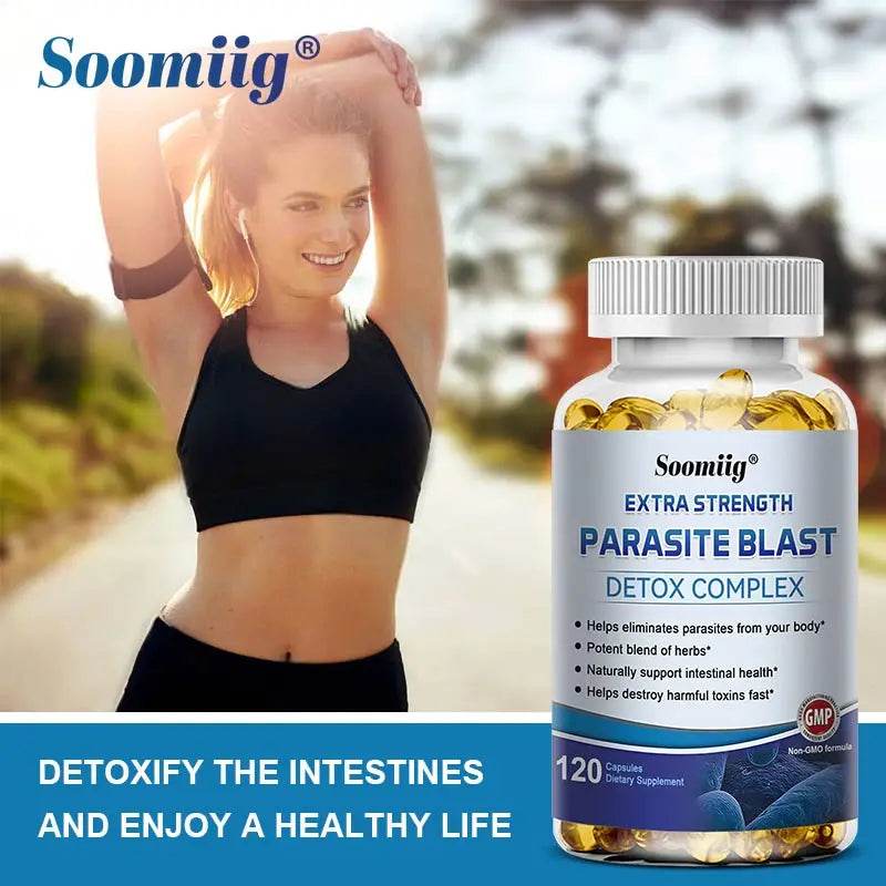 Parasite Detox - Gut Health Supplements - Gut Health - Boosts Immune System - Supports Cleansing and Detoxification