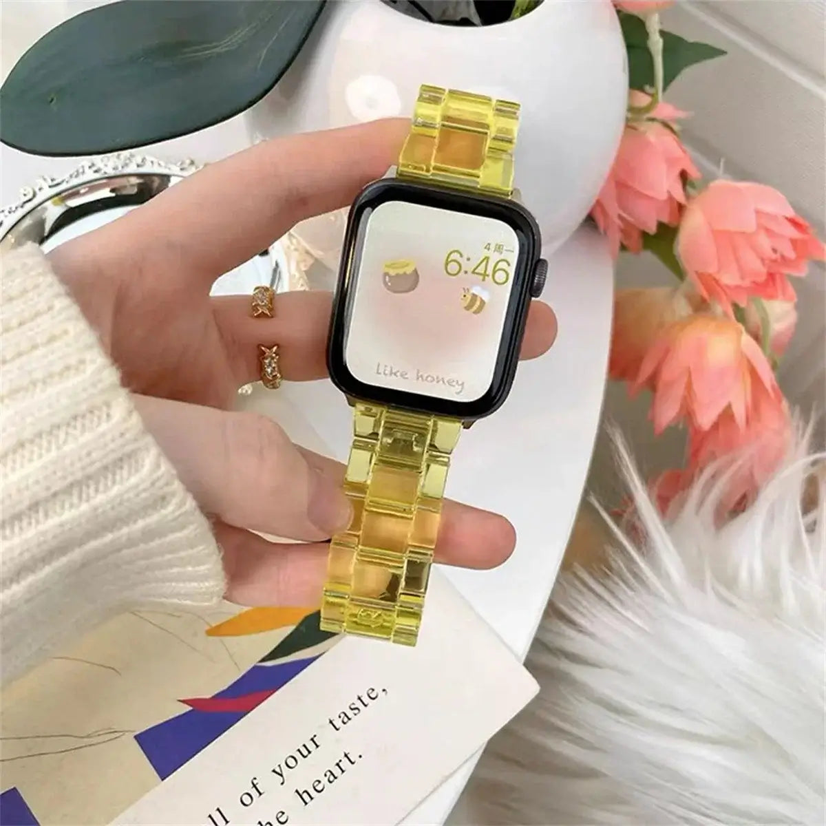 Apple Watch Resin Strap - Stylish, Durable Design