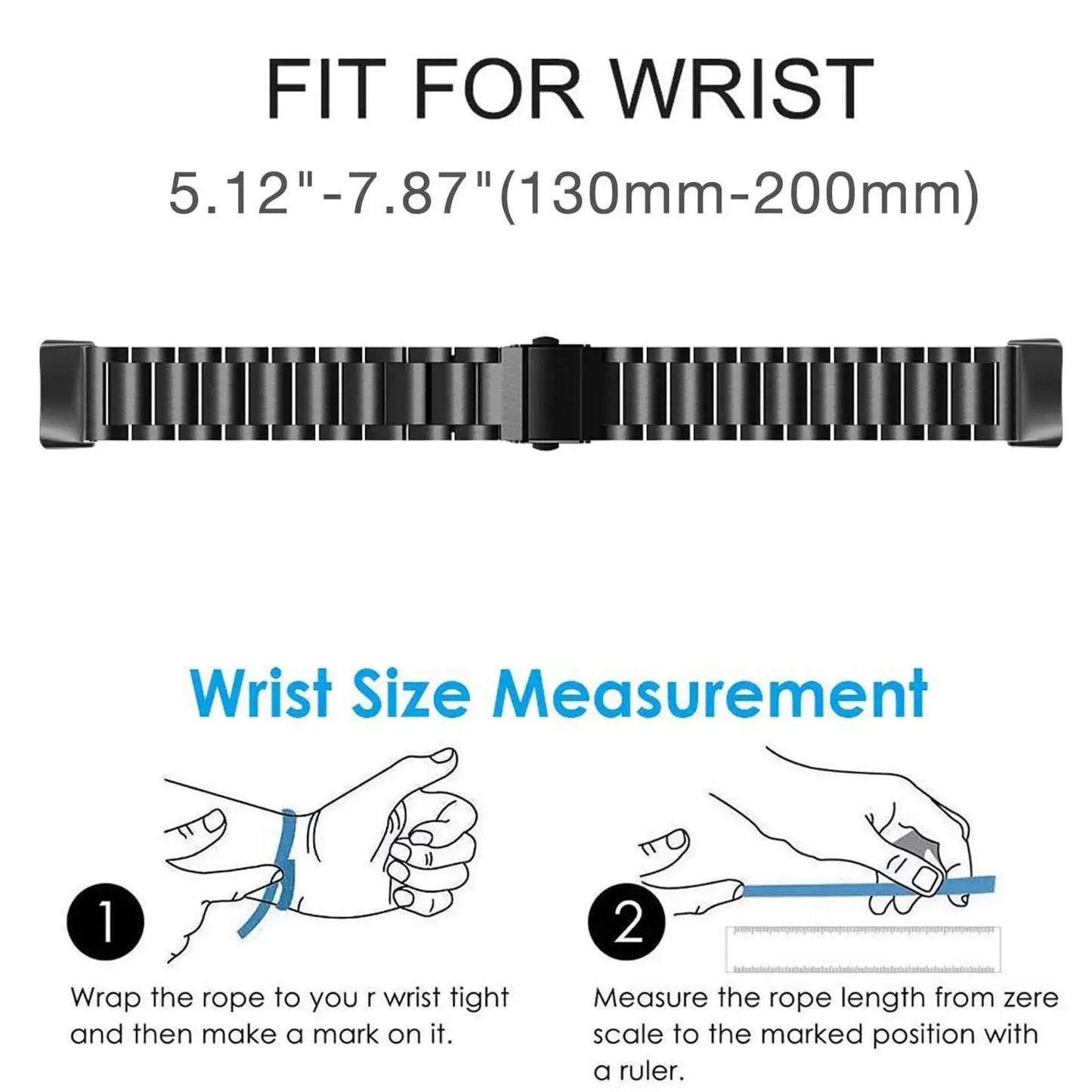 Fitbit Charge 5 6 Stainless Steel Band - Sleek Durable Design