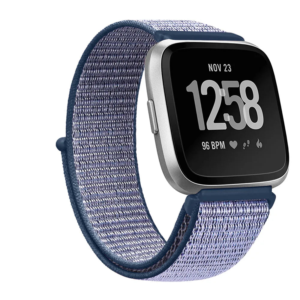Nylon Velcro Fitbit Versa & Sense Bands