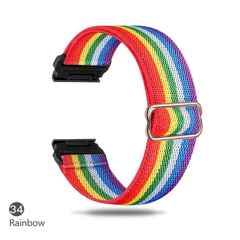 Garmin Elastic Nylon Band - Stylish, Comfortable - QuickFit