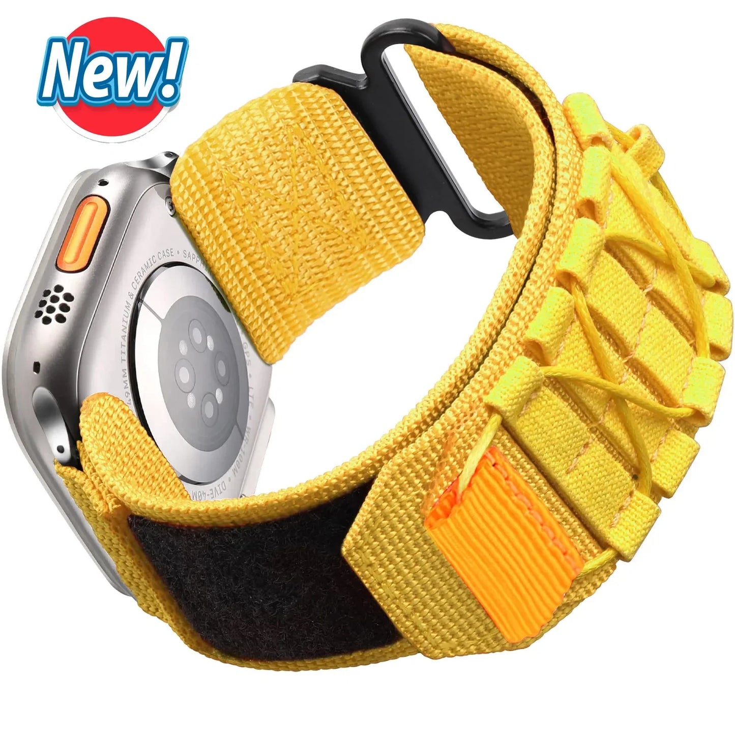 Apple Watch Nylon Strap - Tactical Loop Band for Series 8 7 6