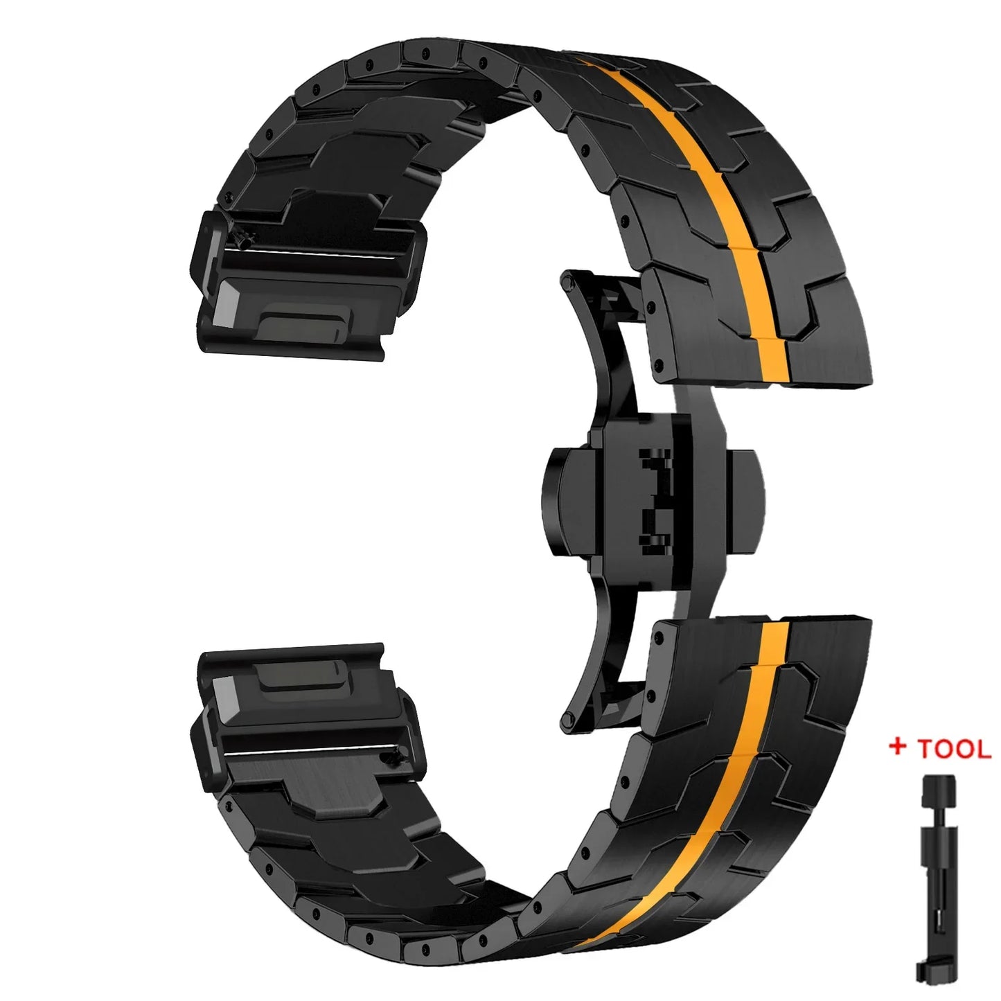 Garmin QuickFit Stainless Steel Strap - Elegant and Durable