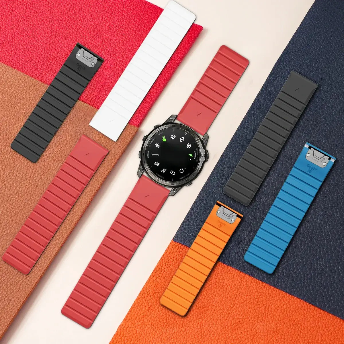 Garmin Magnetic Silicone Band - Durable QuickFit Strap