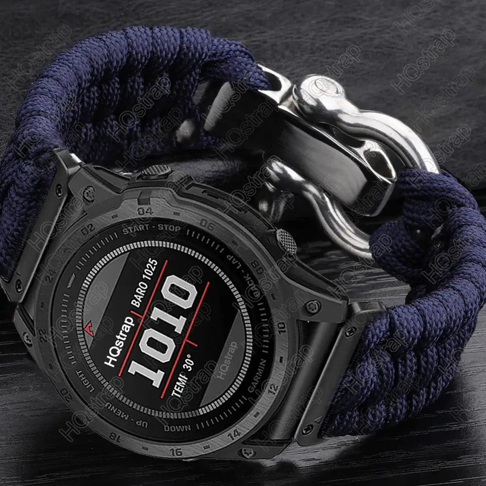 Garmin Braided Nylon Strap - QuickFit Durable Design