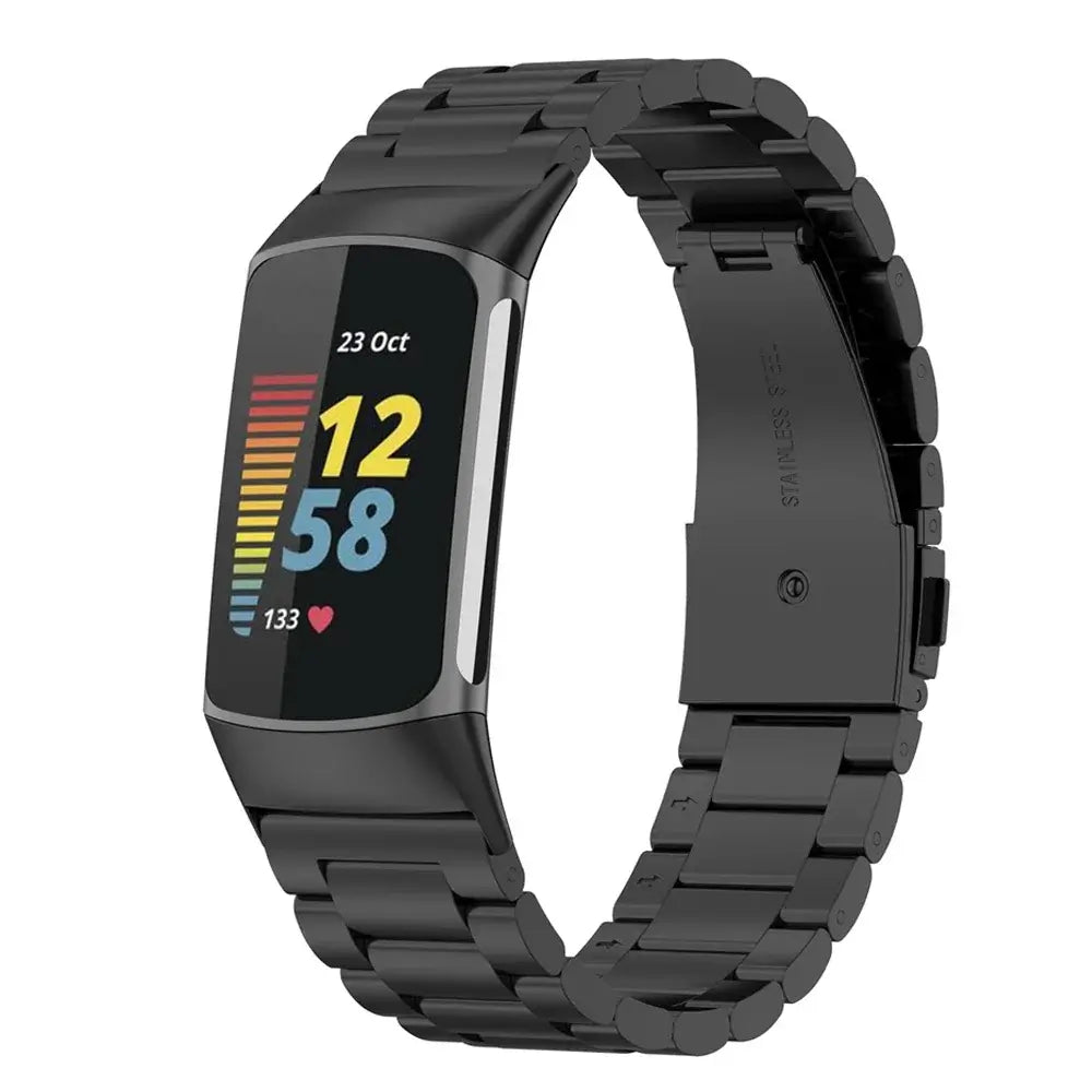 Fitbit Charge 5 6 Stainless Steel Band - Sleek Durable Design