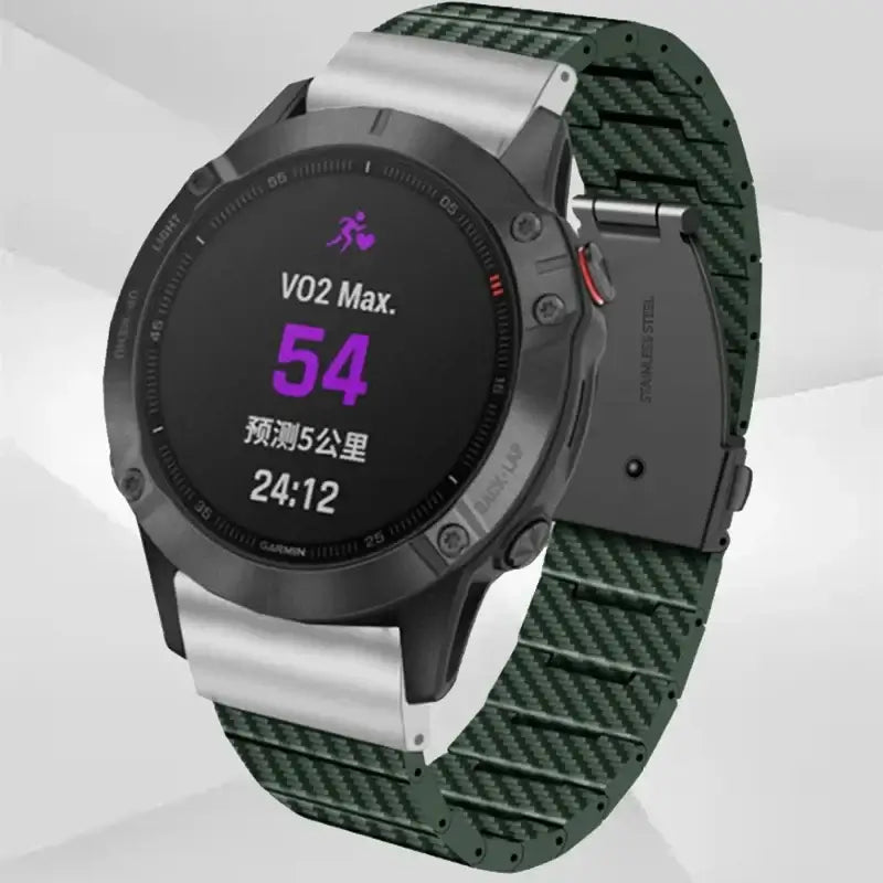 Garmin Carbon Fiber Band - Durable QuickFit Strap