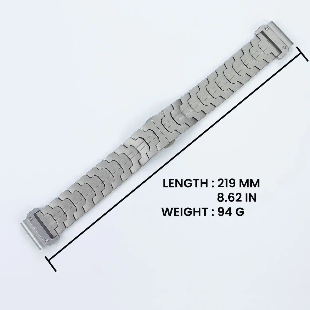 Garmin QuickFit Stainless Steel Strap - Elegant and Durable