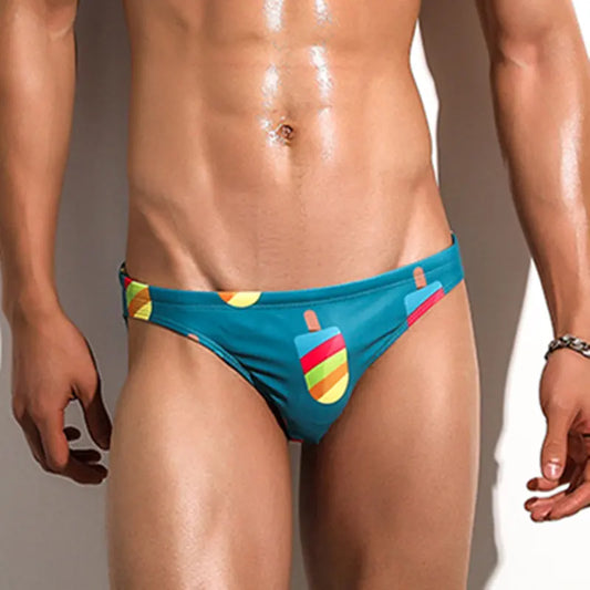 Creamy Boy Low Cut Swim Brief