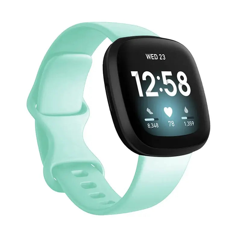 Fitbit Versa & Sense Silicone Band - Durable Stylish Straps