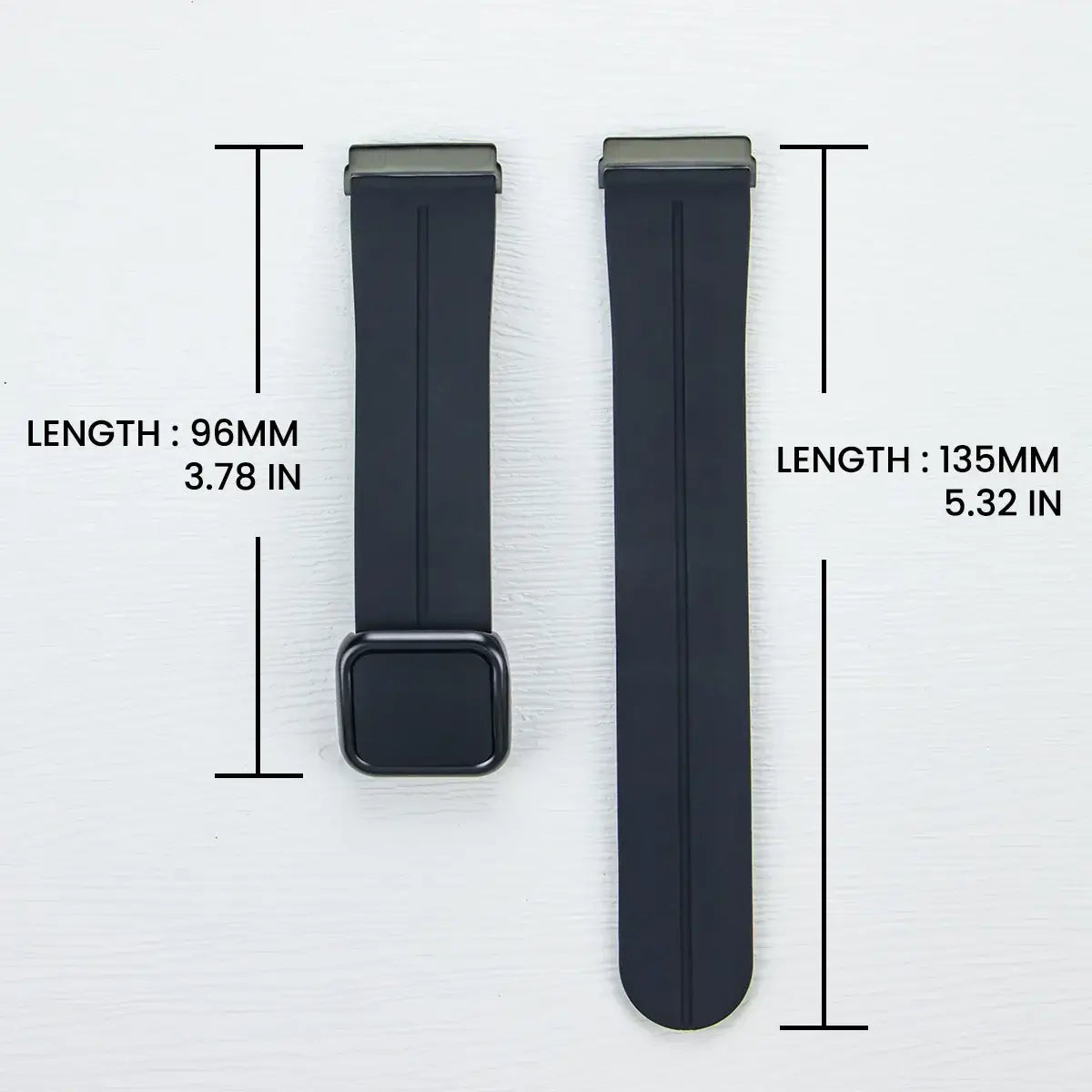 Fitbit Versa & Sense Silicone Band - Waterproof & Magnetic