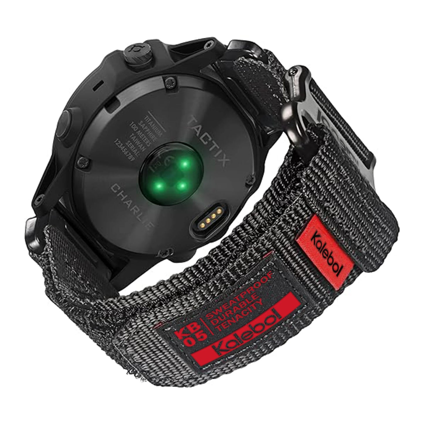 Garmin Nylon Loop Strap - Breathable Tactical Sports Band