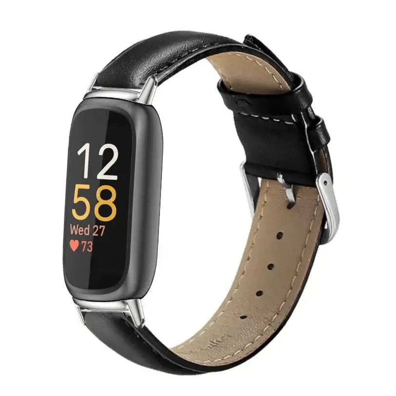 Fitbit Inspire 3, 2, 1, HR Leather Band - Genuine Strap