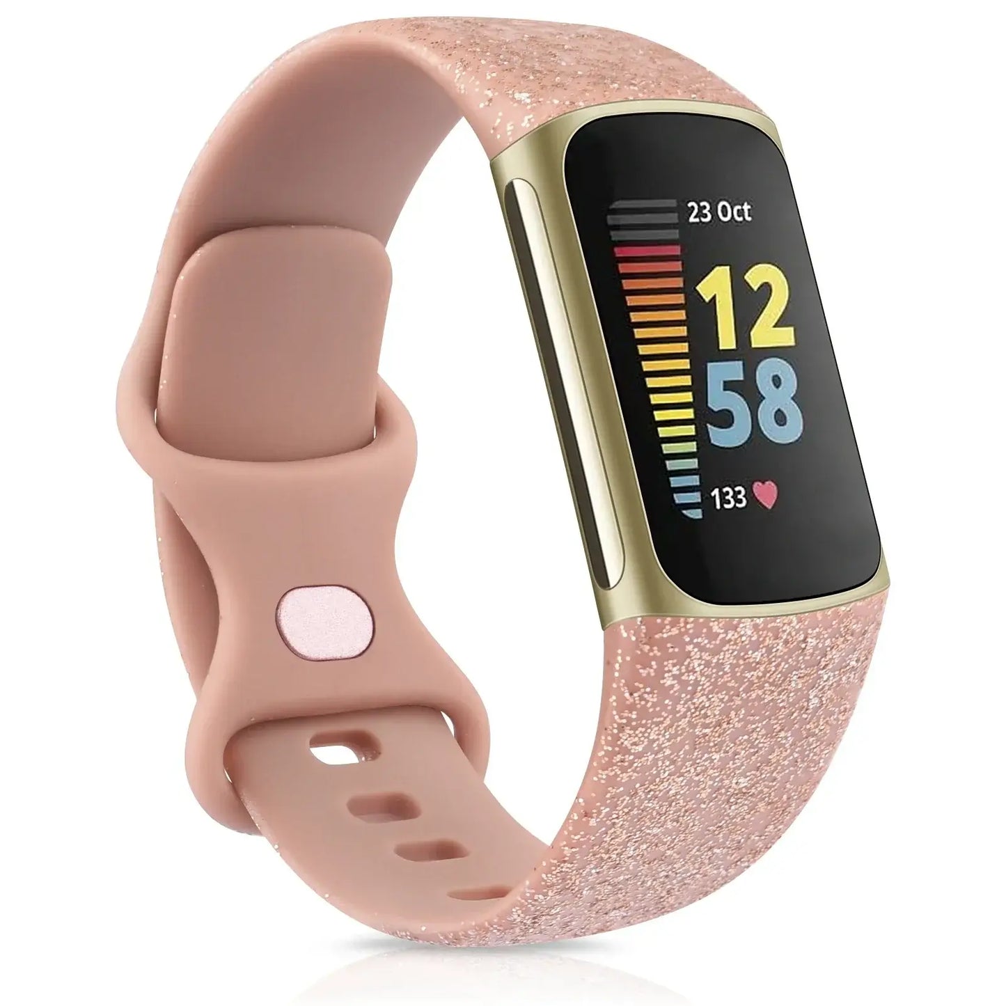 Fitbit Charge 5 6 Silicone Band - Comfortable Stylish Design