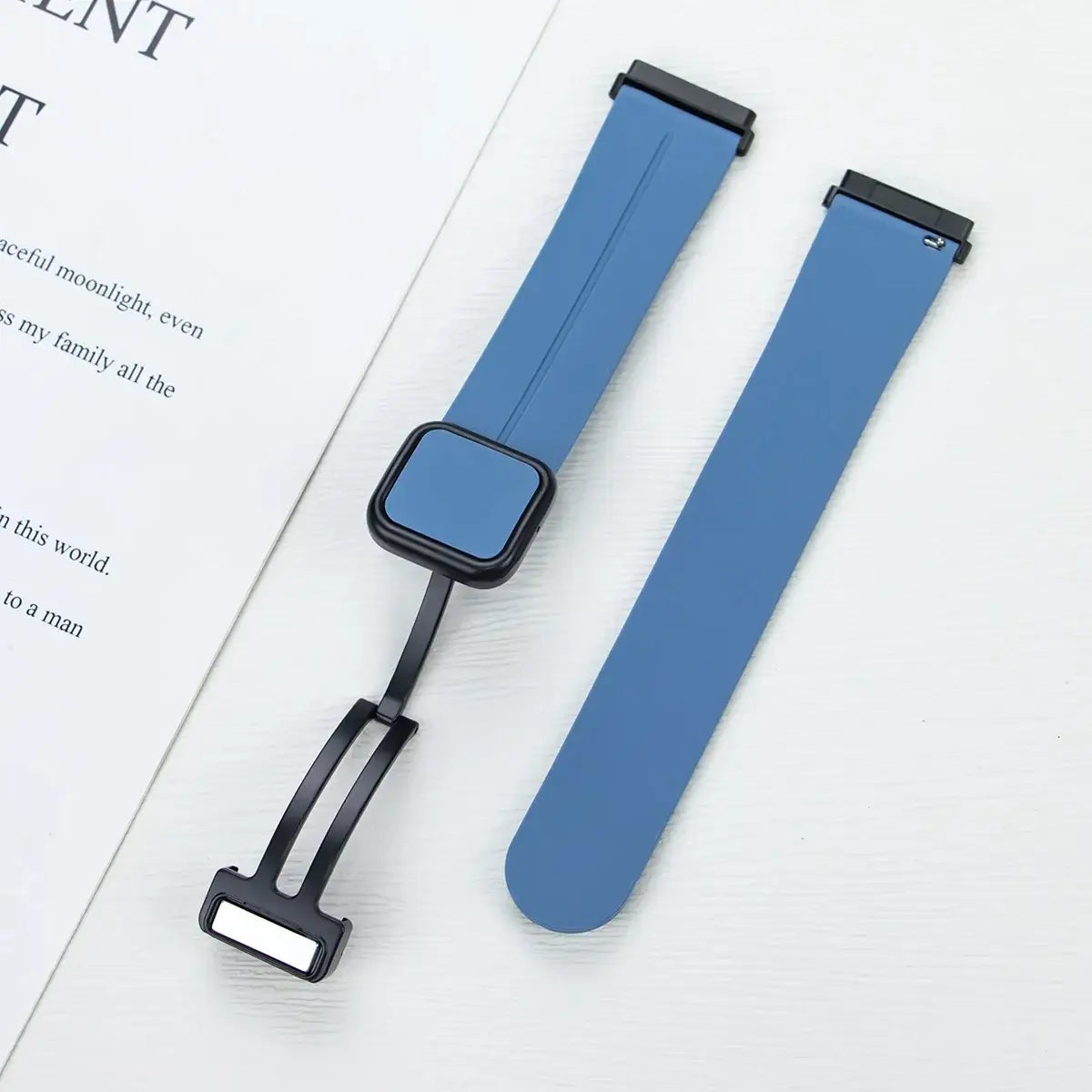 Fitbit Versa & Sense Silicone Band - Waterproof & Magnetic