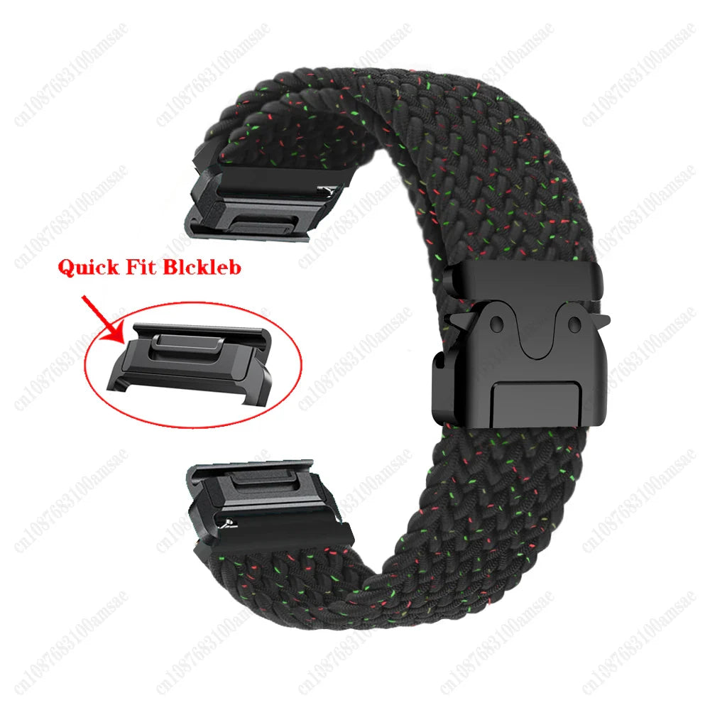 Garmin Braided Nylon Strap - Durable, Lightweight, Colorful