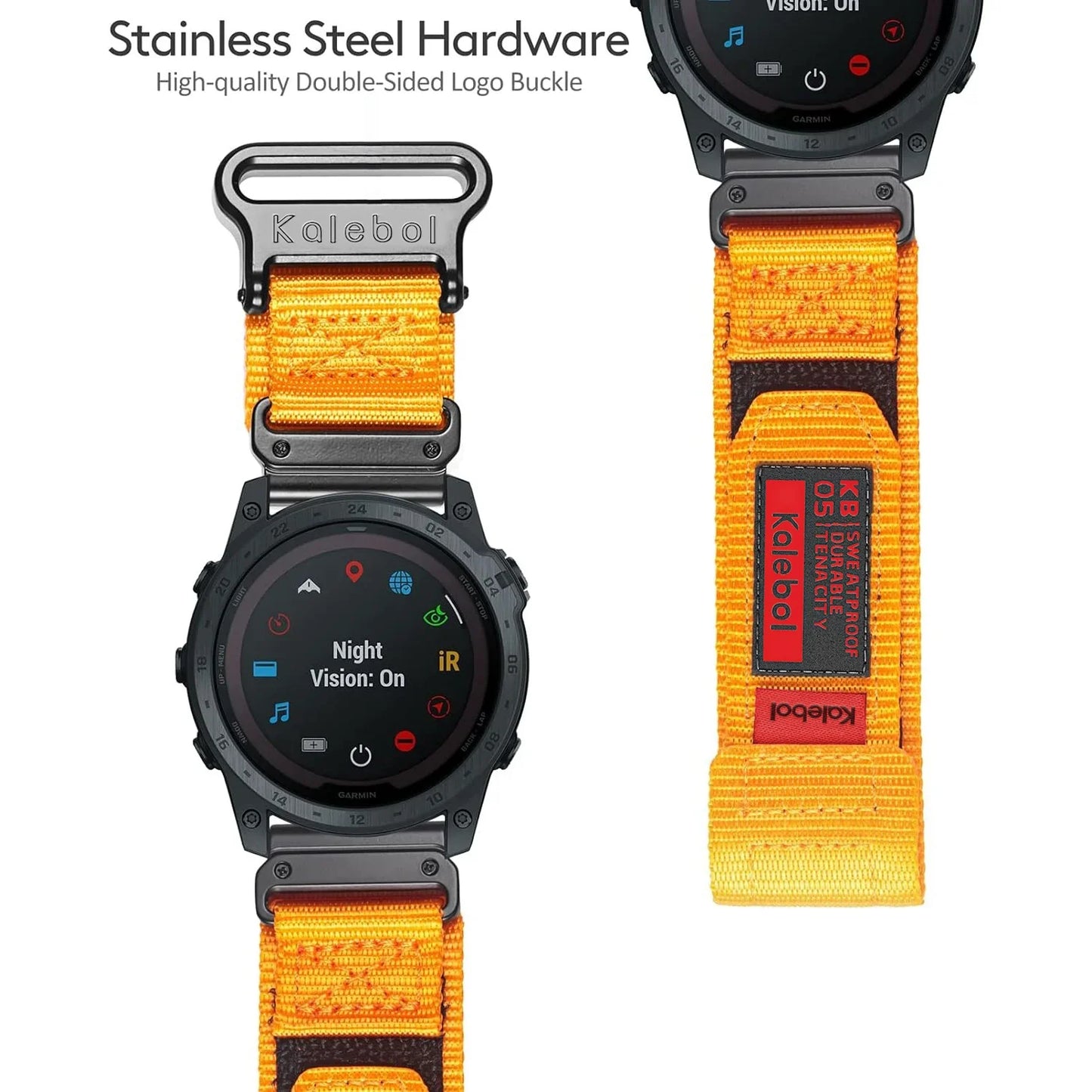 Durable Nylon Velcro Loop Garmin Bands - Quickfit