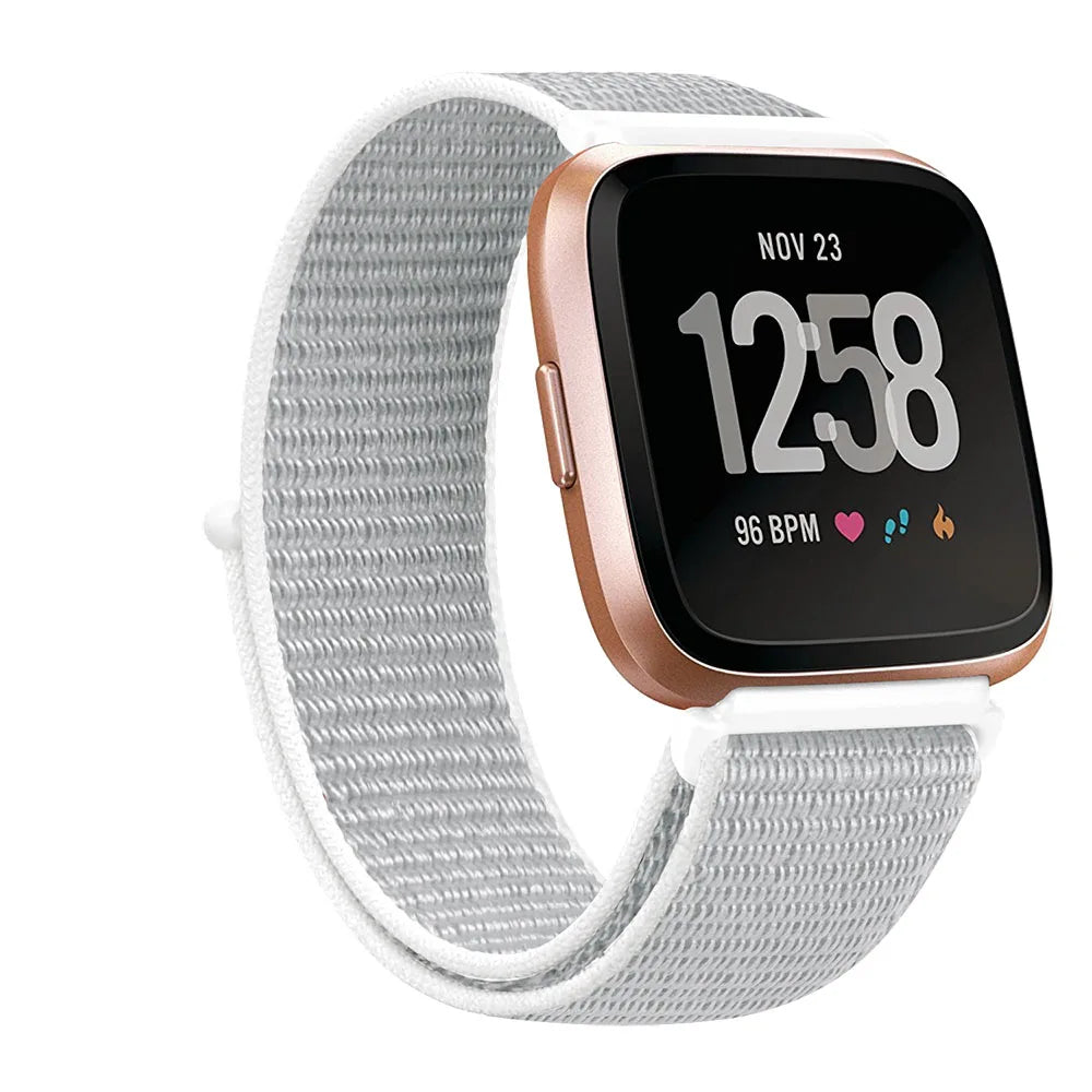Nylon Velcro Fitbit Versa & Sense Bands