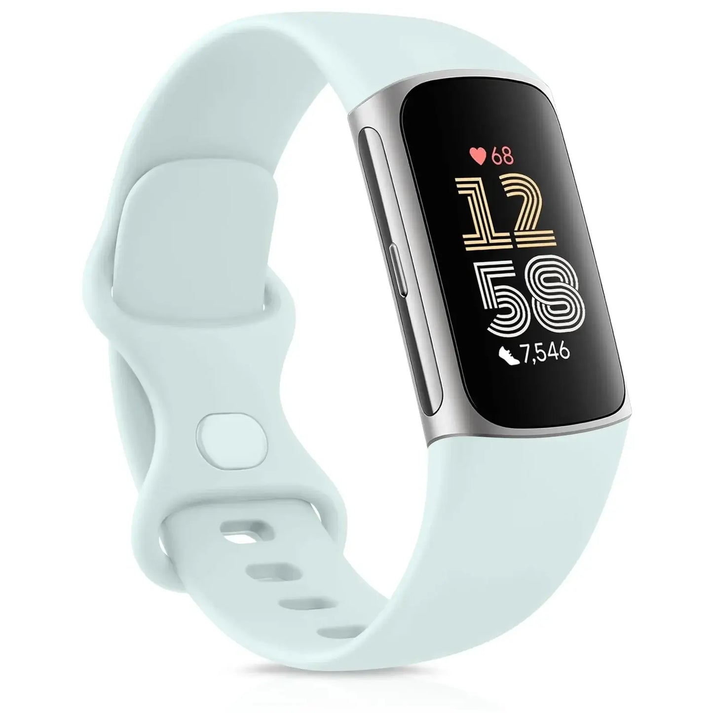 Fitbit Charge 5 6 Silicone Band - Comfortable Stylish Design