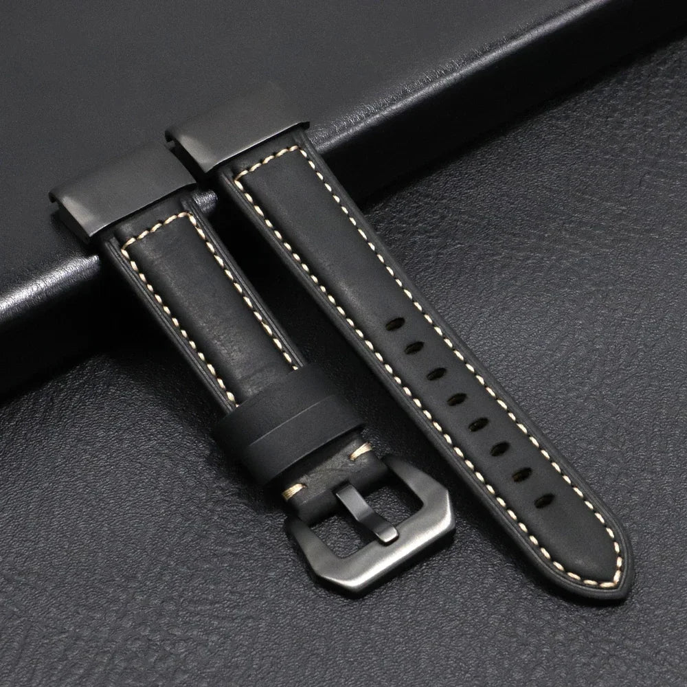 Garmin Genuine Leather Band - Stylish and Durable