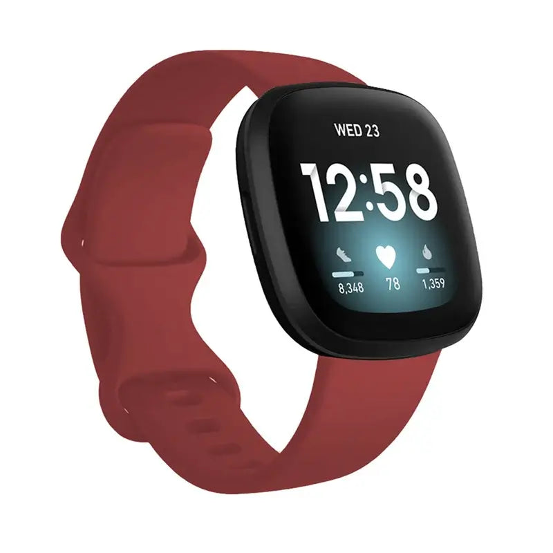 Fitbit Versa & Sense Silicone Band - Durable Stylish Straps