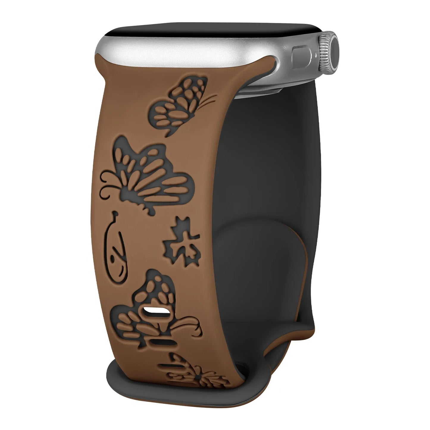 Apple Watch Engraved Silicone Strap - Comfortable Waterproof Band