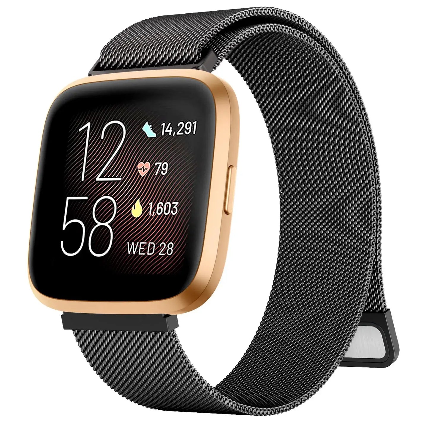 Fitbit Versa & Sense Metal Band - Premium Steel Strap