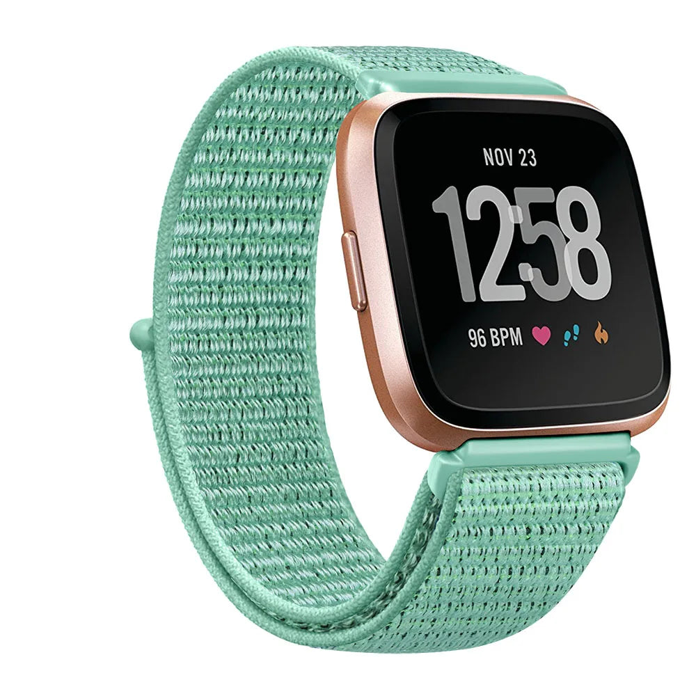Nylon Velcro Fitbit Versa & Sense Bands