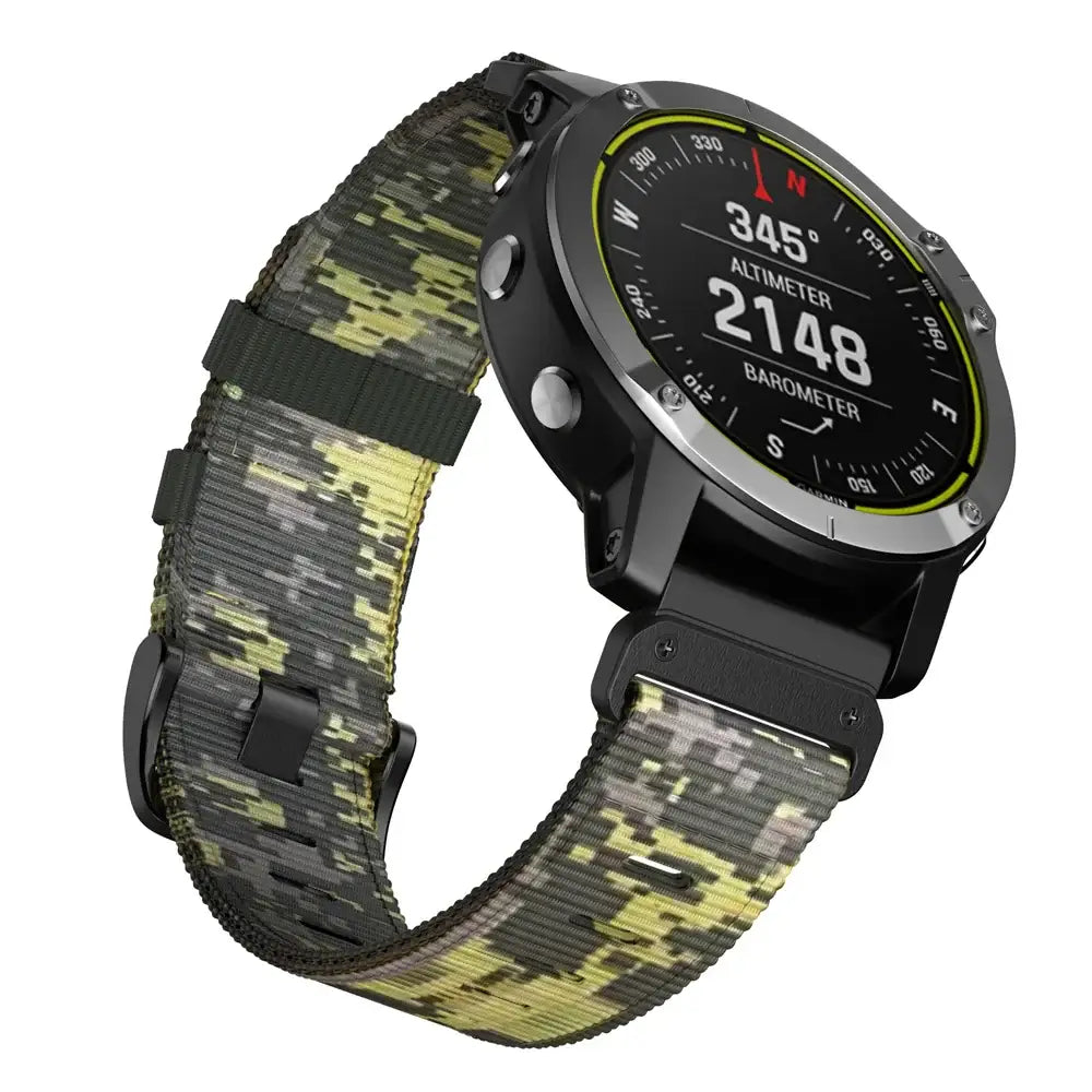 Garmin Tactical Nylon Strap - Durable QuickFit Band