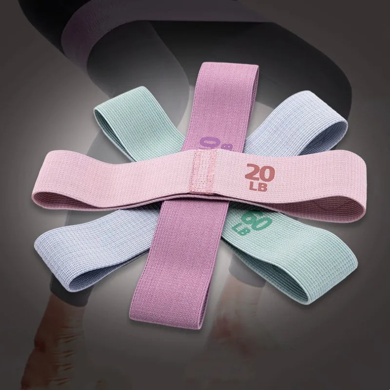 Non-Slip Fabric Resistance Bands - Wide Hip & Glute Training