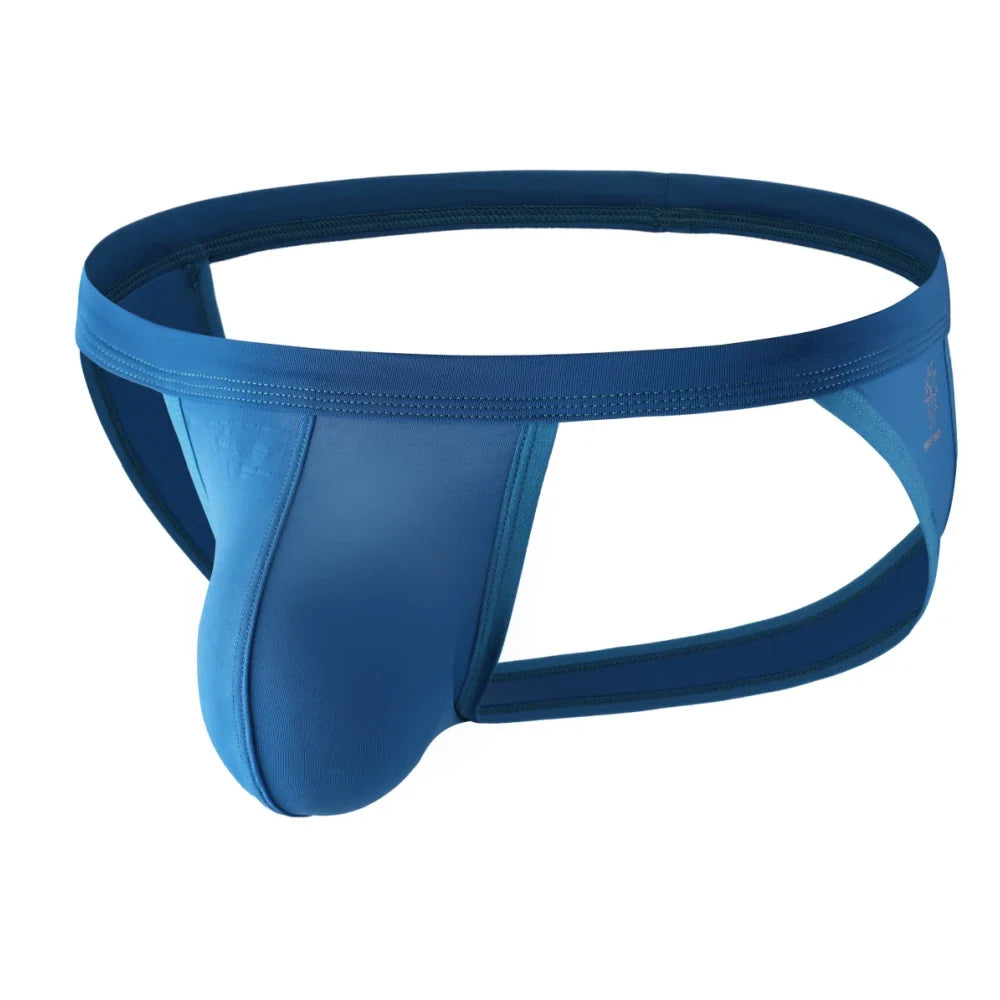 BRAVE PERSON Mens Underwear Jock Straps Thongs Stylish and Sexy Butt-exposing Briefs Gay Underwear Male Panties