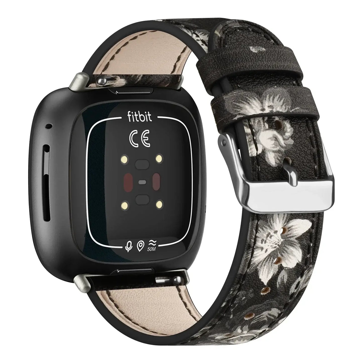 Fitbit Versa & Sense Leather Band - Premium Classic Design
