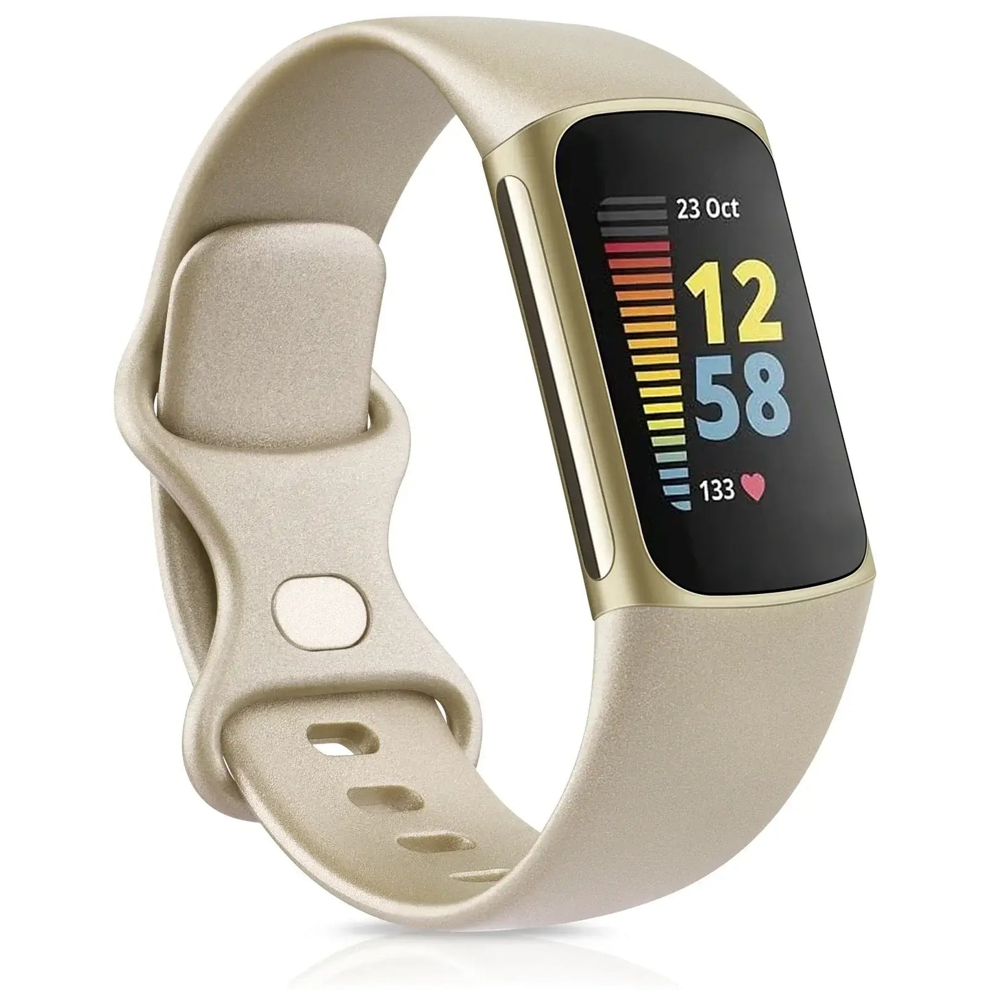 Fitbit Charge 5 6 Silicone Band - Comfortable Stylish Design