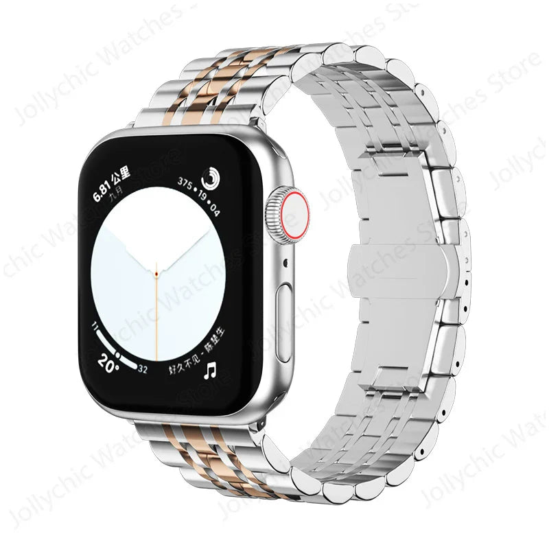 Apple Watch Stainless Steel Band - Elegant, Durable Design