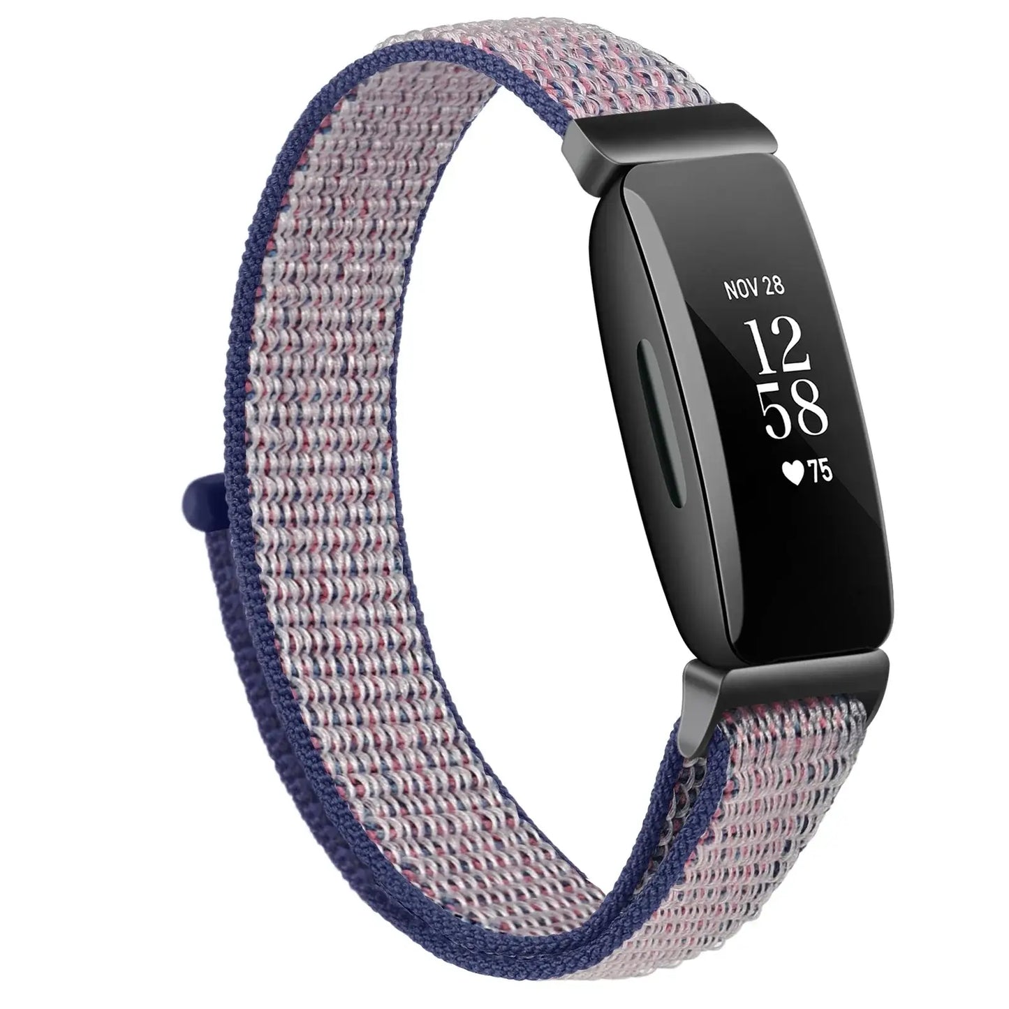 Fitbit Inspire 2, 1, HR Nylon Velcro Band - Versatile Strap