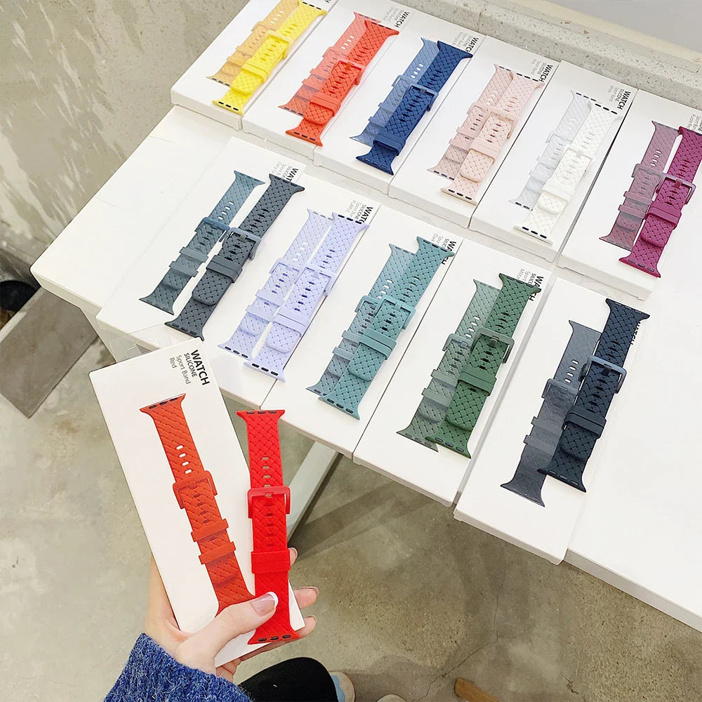 Apple Watch Silicone Strap - Soft Comfortable Rubber Band