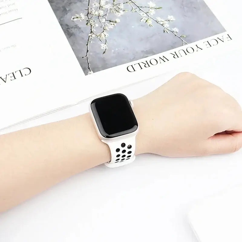 Apple Watch Silicone Band - Soft Breathable Design