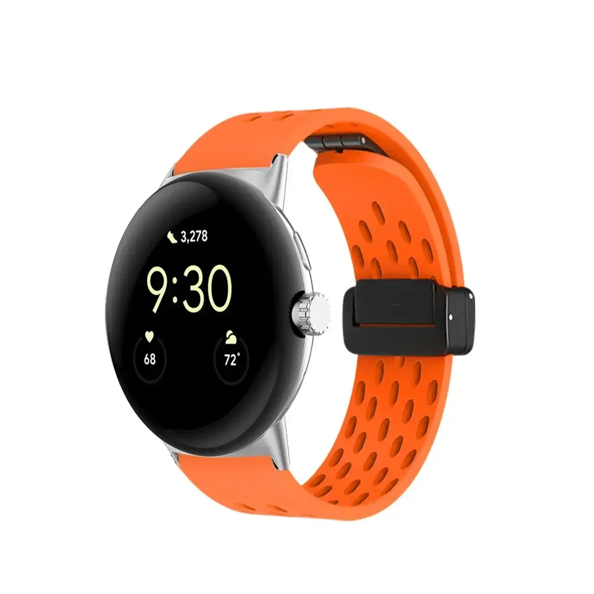 Google Pixel Silicone Band - Breathable With Magnetic Clasp