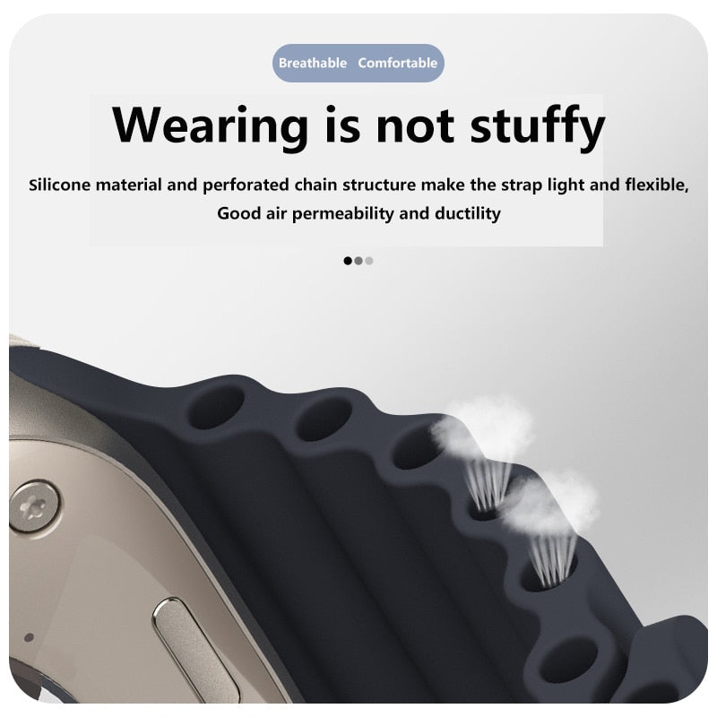 Ocean Apple Watch Band | Universal Fit for All Series (4-11/SE/Ultra) - Waterproof Sport Strap