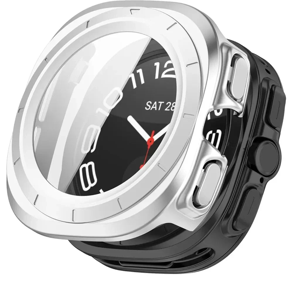 Samsung Galaxy Watch Ultra & Ultra 2 Silicone Band & Protective Case