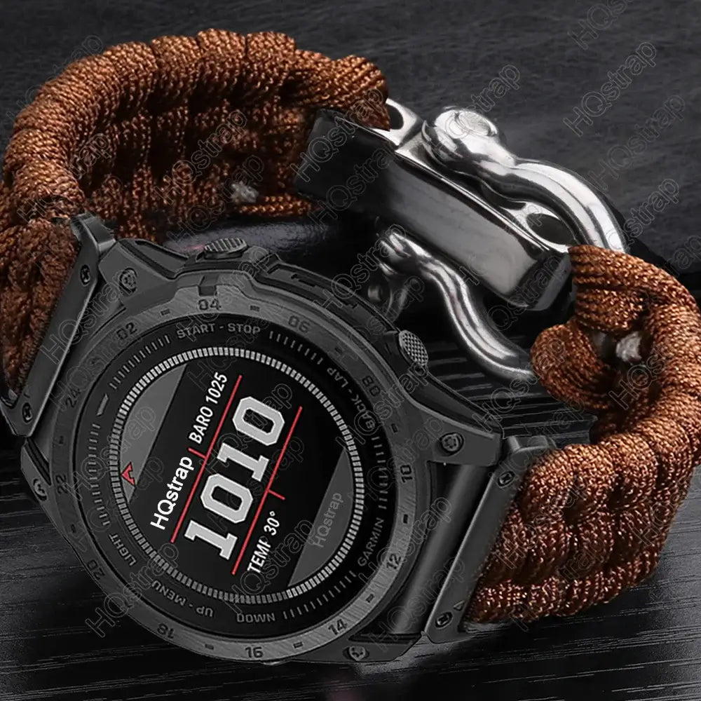 Garmin Braided Nylon Strap - QuickFit Durable Design