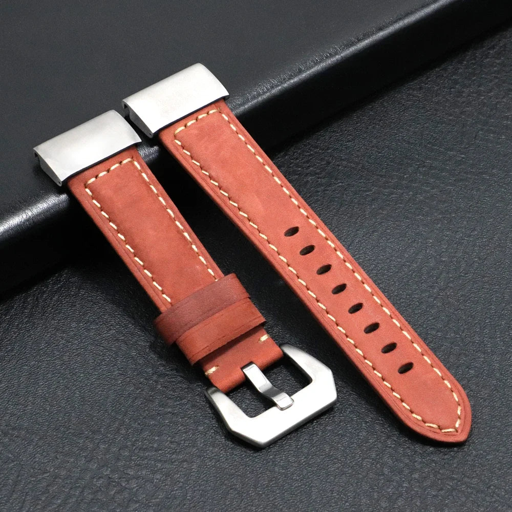 Garmin Genuine Leather Band - Stylish and Durable