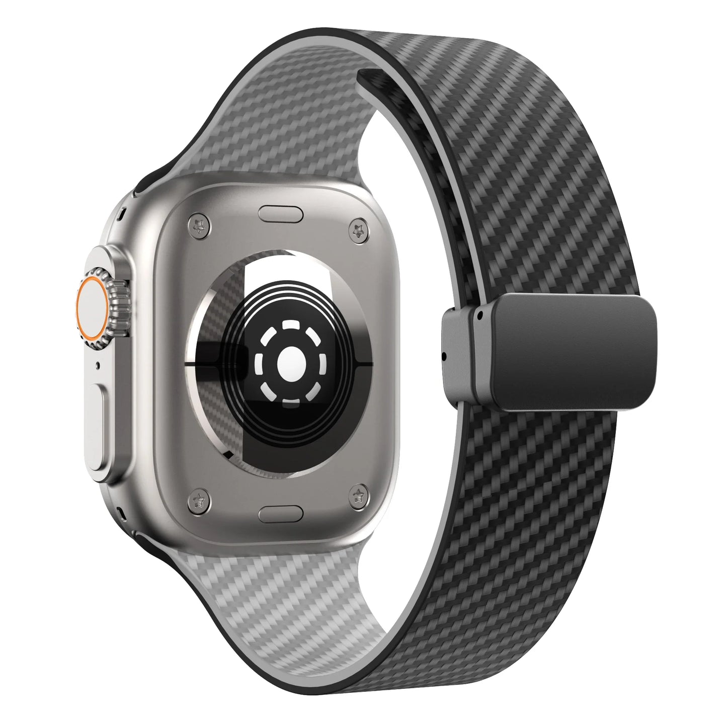 Apple Watch Silicone Strap - Magnetic Buckle, Durable Design