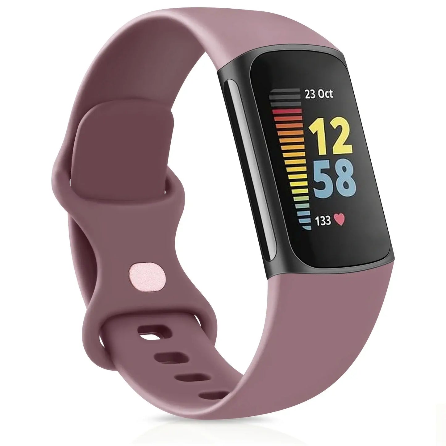 Fitbit Charge 5 6 Silicone Band - Comfortable Stylish Design