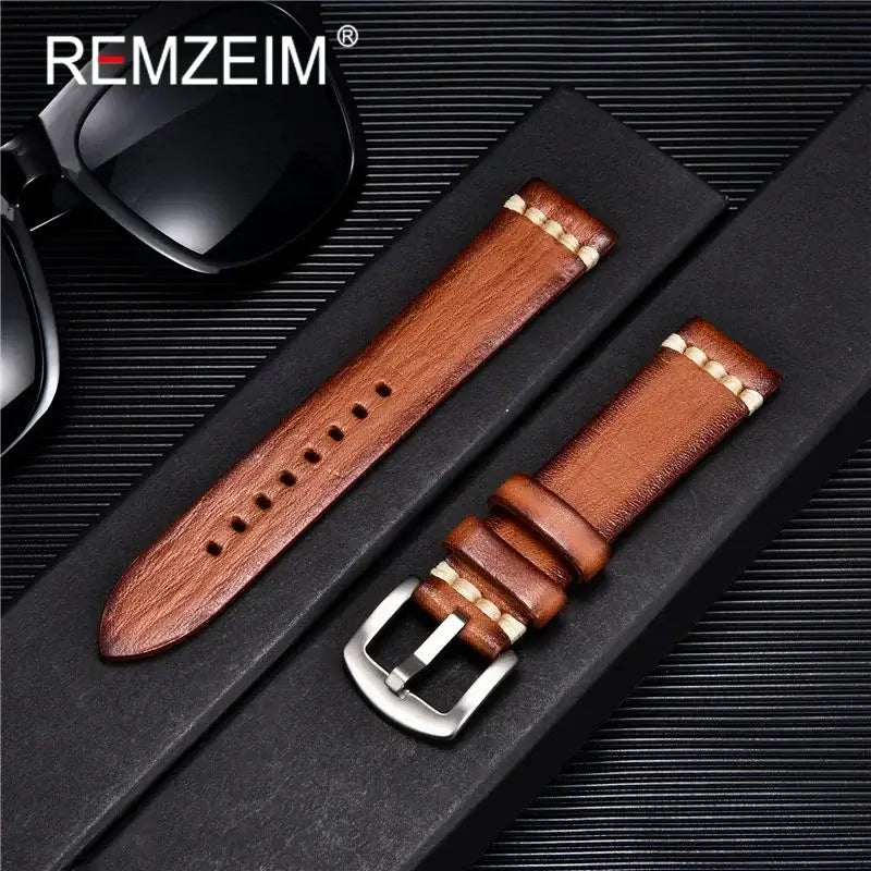 Samsung Galaxy Watch Leather Band - Premium Classic Style