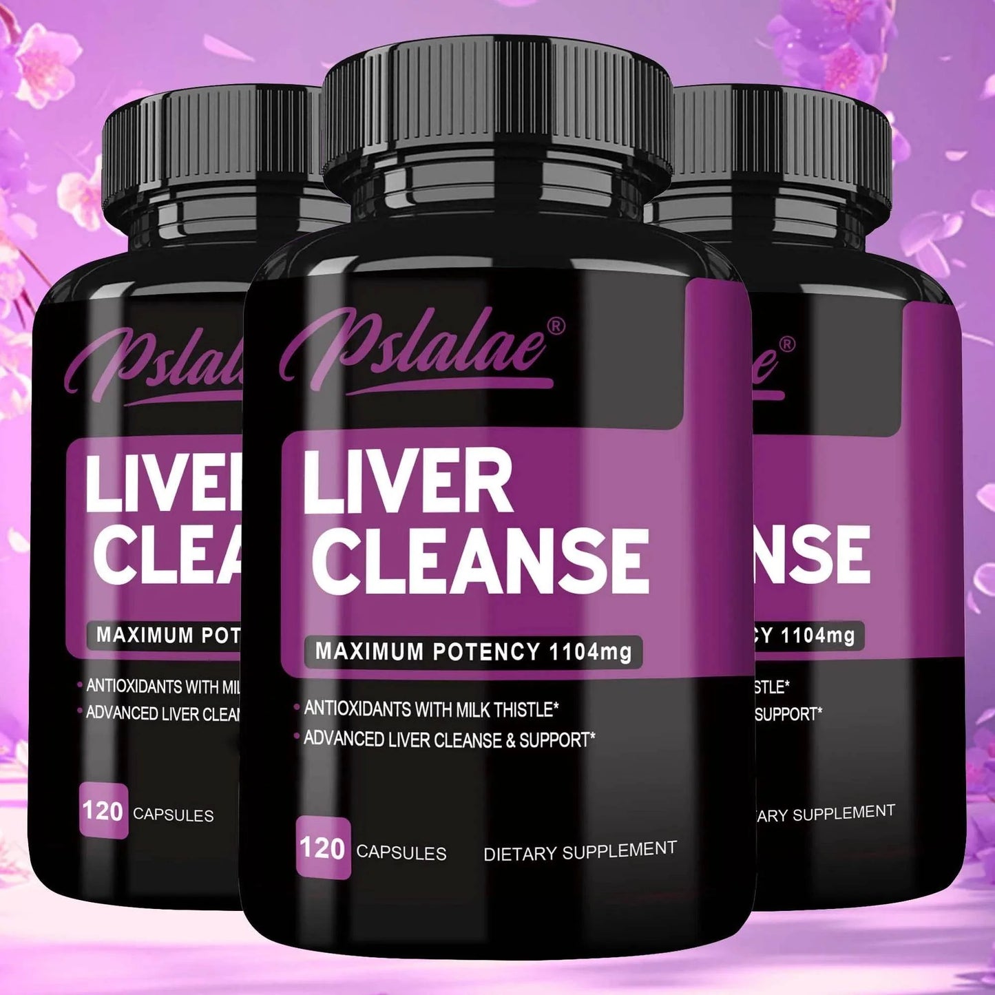 Liver Cleanse Detoxification Supplement - Complete Health Capsules with Artichoke, Berberine, Turmeric Herbs - 120 Capsules