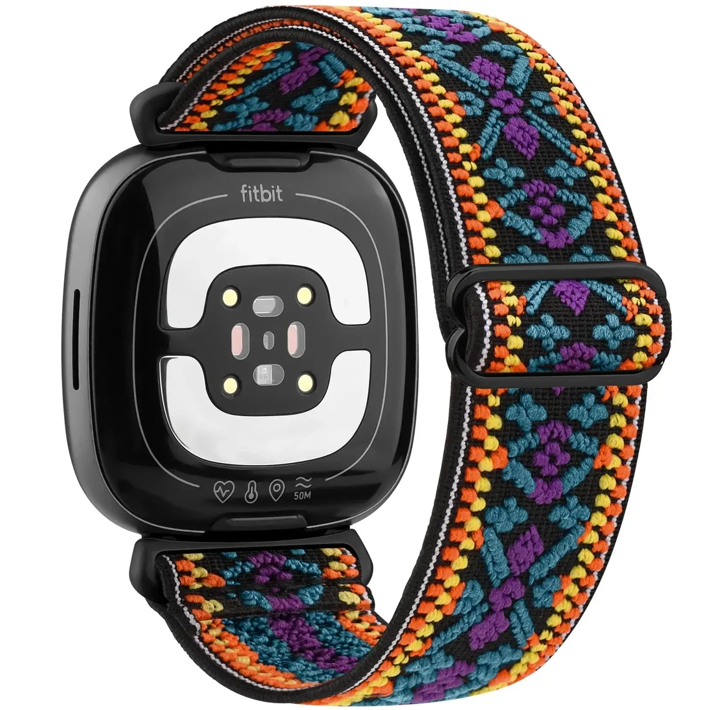 Fitbit Versa & Sense Elastic Nylon Band - Colorful Straps